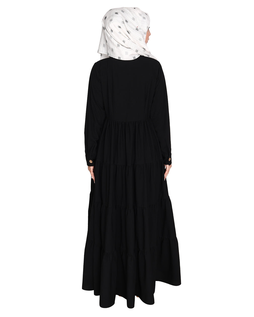 Contemporary Multi Layered Gather Dress