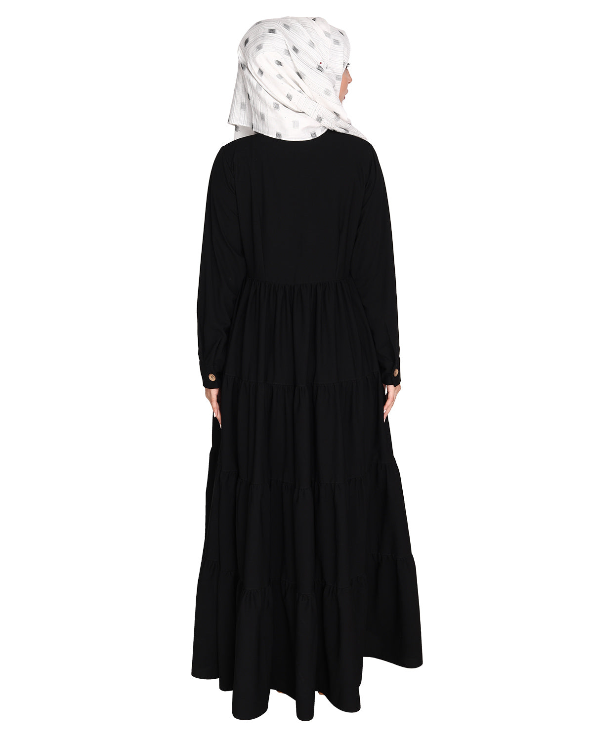 Contemporary Multi Layered Gather Dress