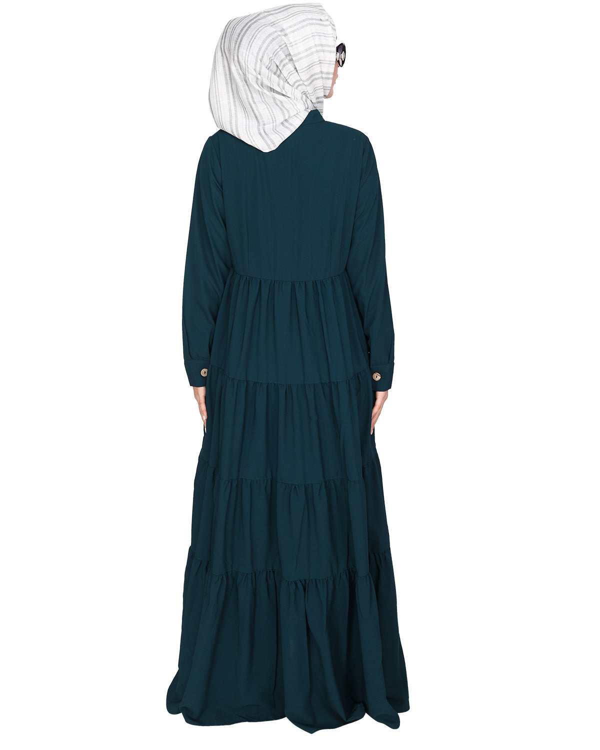 Contemporary Multi Layered Gather Dress