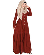 Contemporary Multi Layered Gather Dress