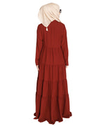 Contemporary Multi Layered Gather Dress
