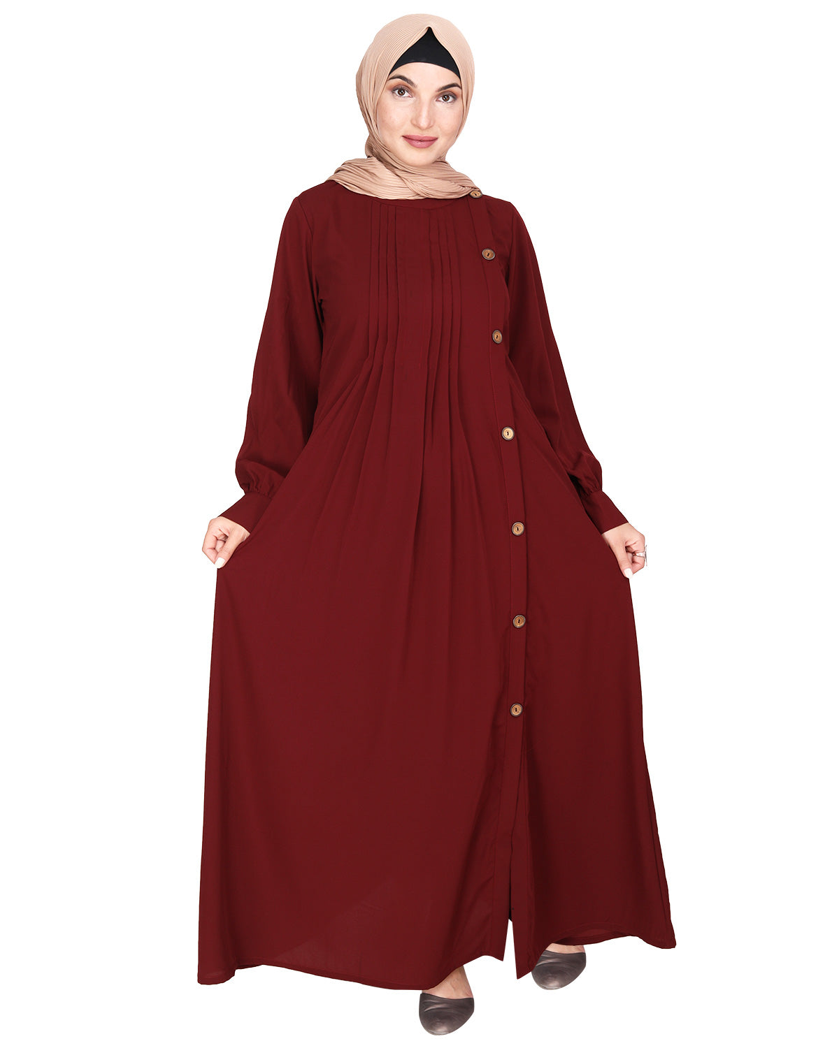 Flowy and Elegant Pintuck Abaya