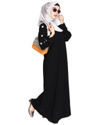 Delightful and Simple Abaya with Designer Sleeves