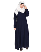 Delightful and Simple Abaya with Designer Sleeves
