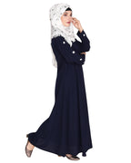 Delightful and Simple Abaya with Designer Sleeves