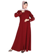 Delightful and Simple Abaya with Designer Sleeves