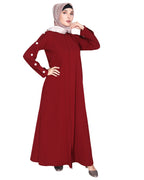 Delightful and Simple Abaya with Designer Sleeves