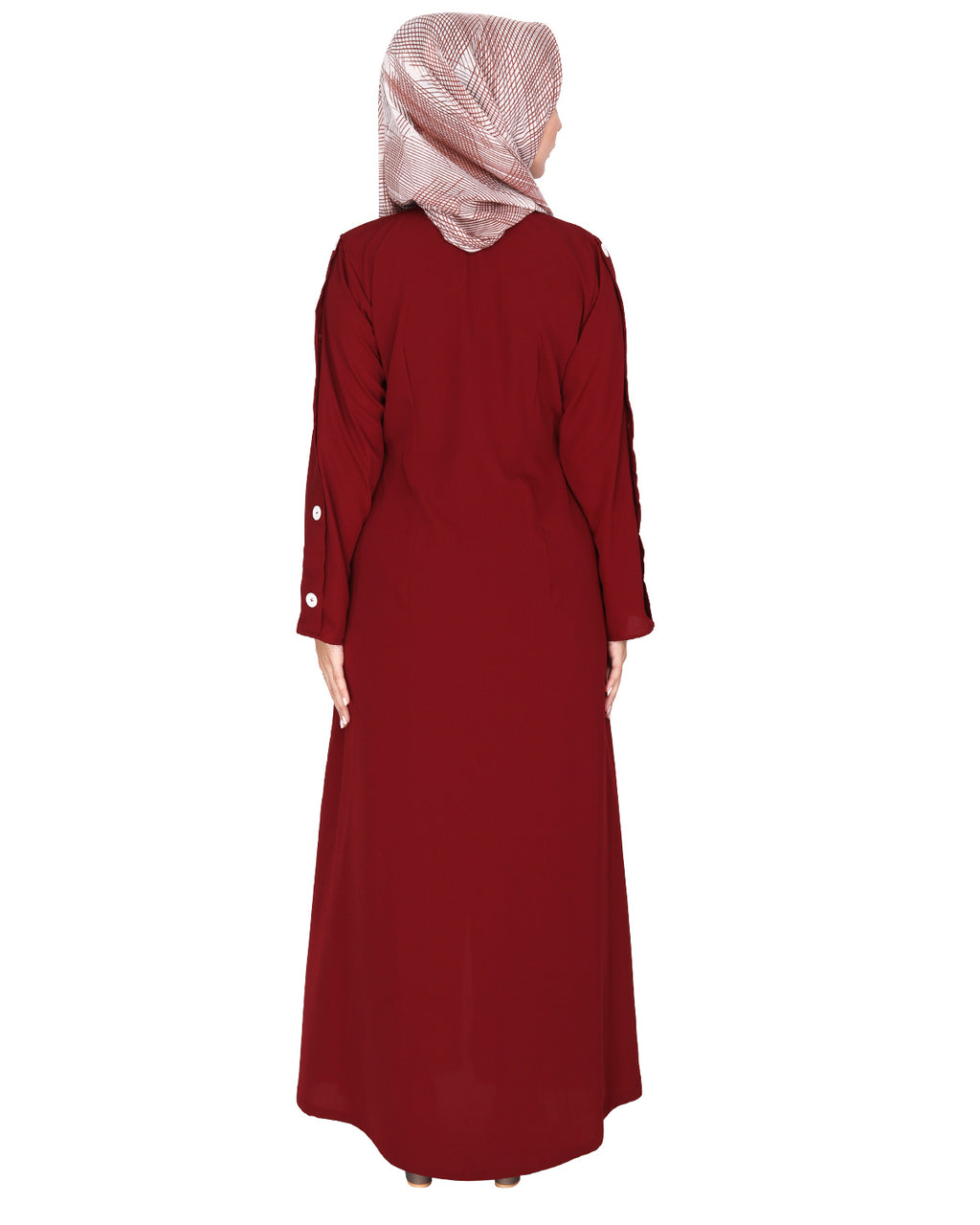 Delightful and Simple Abaya with Designer Sleeves
