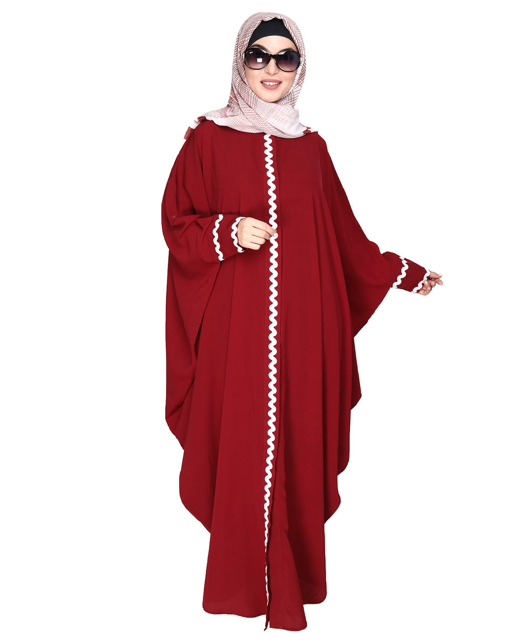 Lace Trim Kaftan