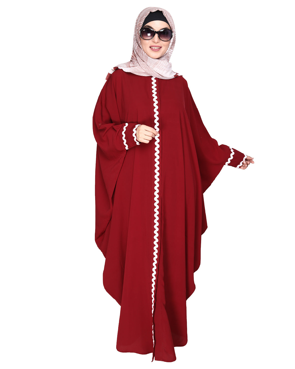 Lace Trim Kaftan
