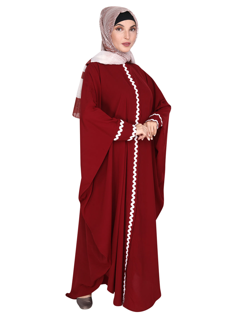 Lace Trim Kaftan