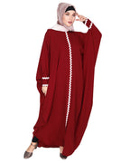 Lace Trim Kaftan