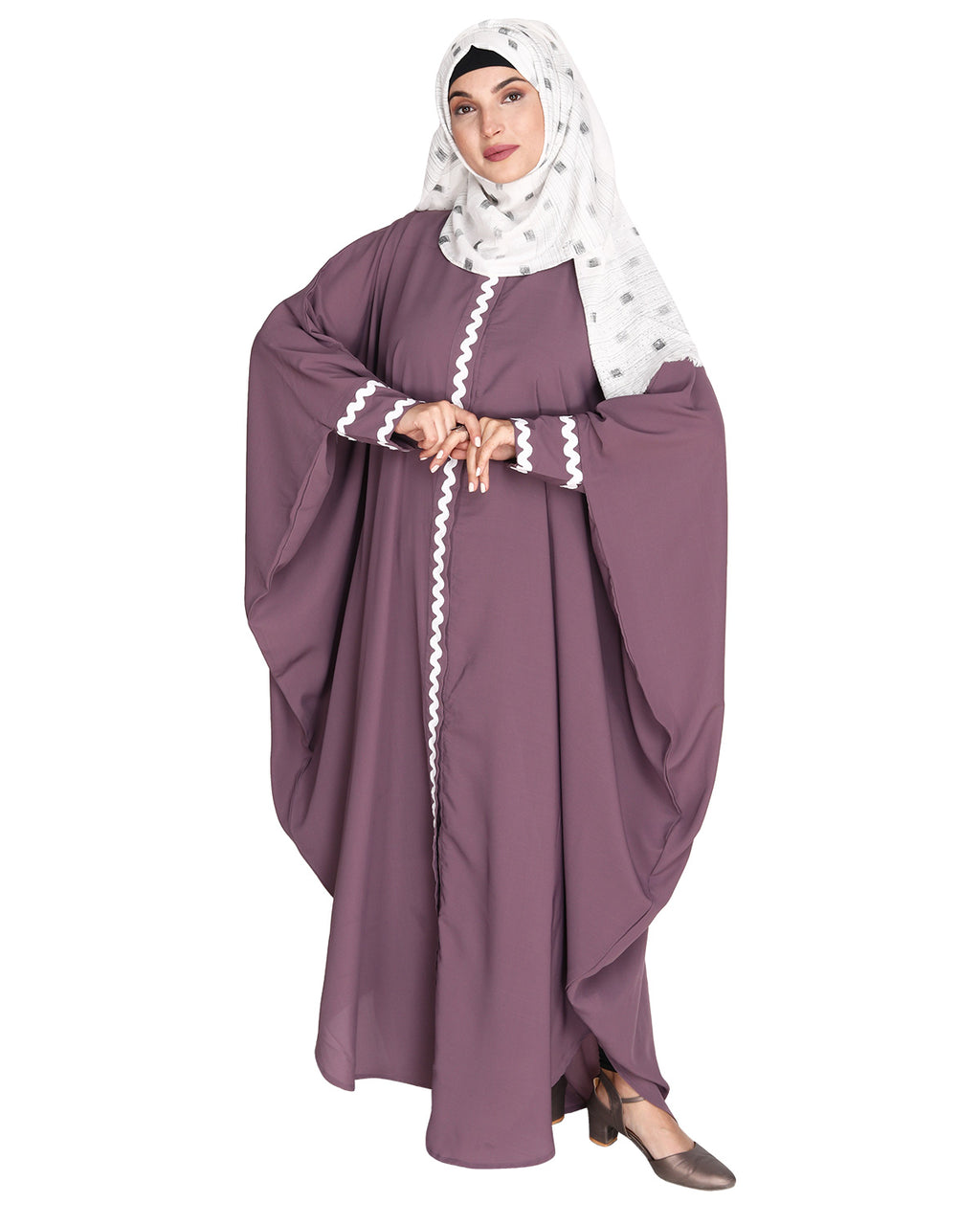 Lace Trim Kaftan