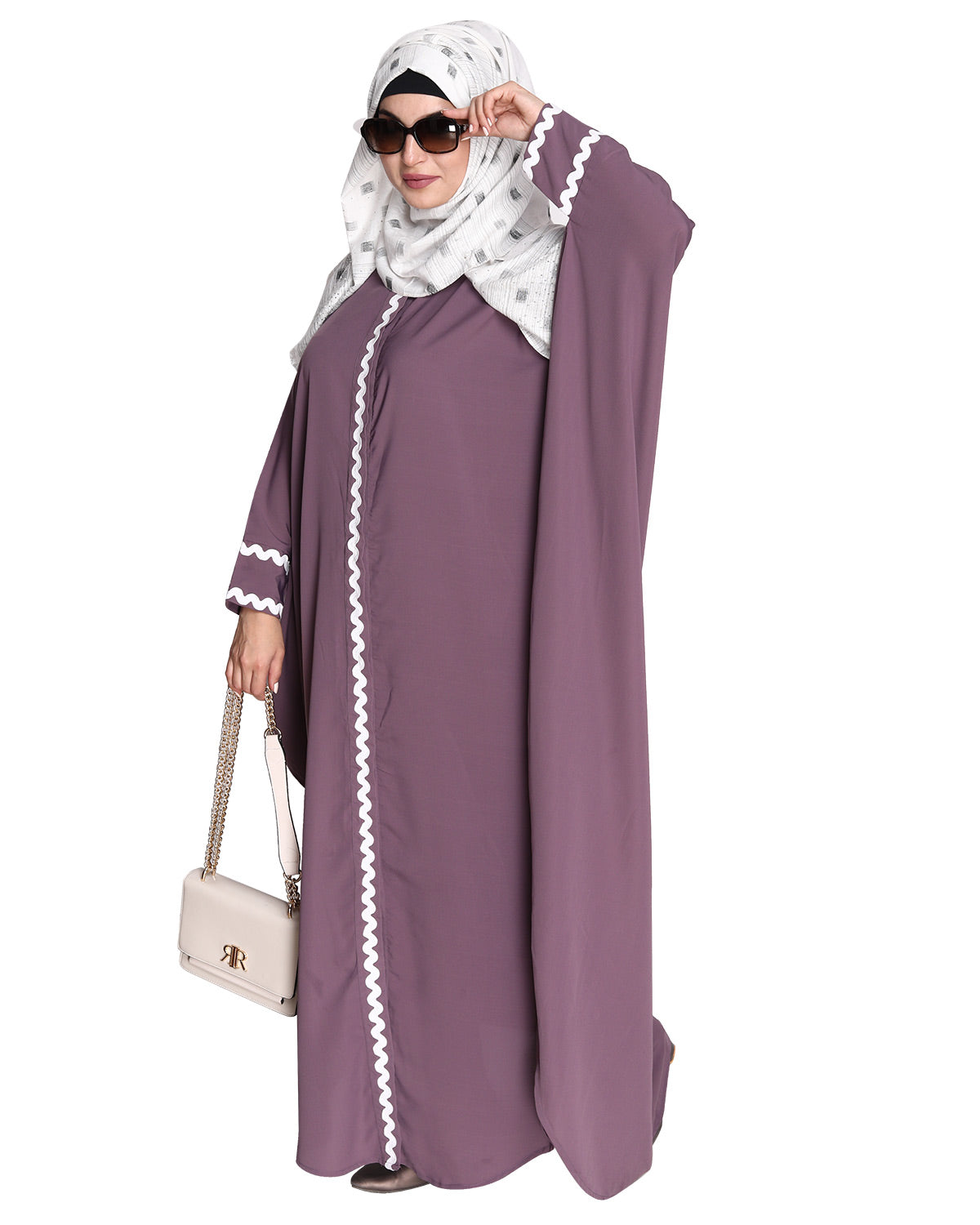Lace Trim Kaftan