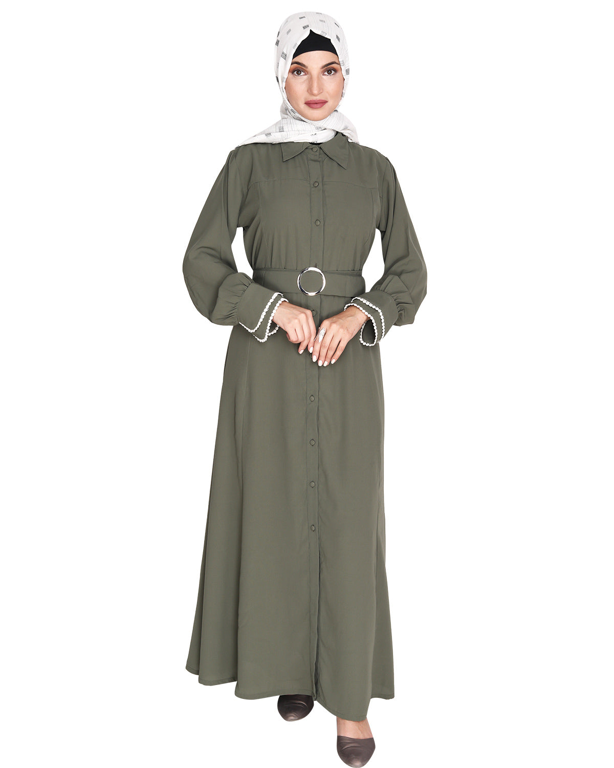Shirt Style Maxi Dress