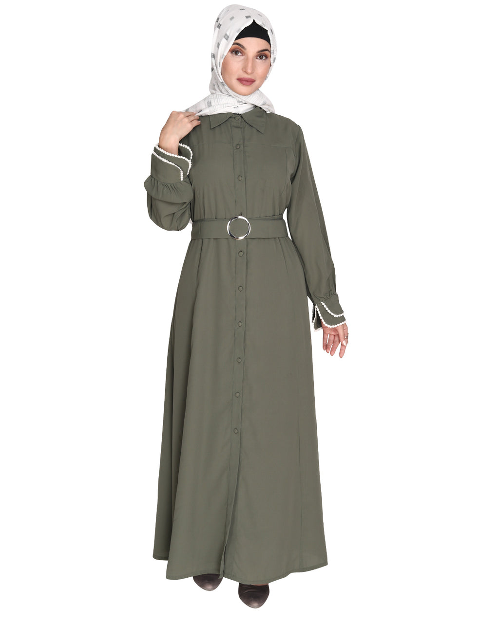 Shirt Style Maxi Dress