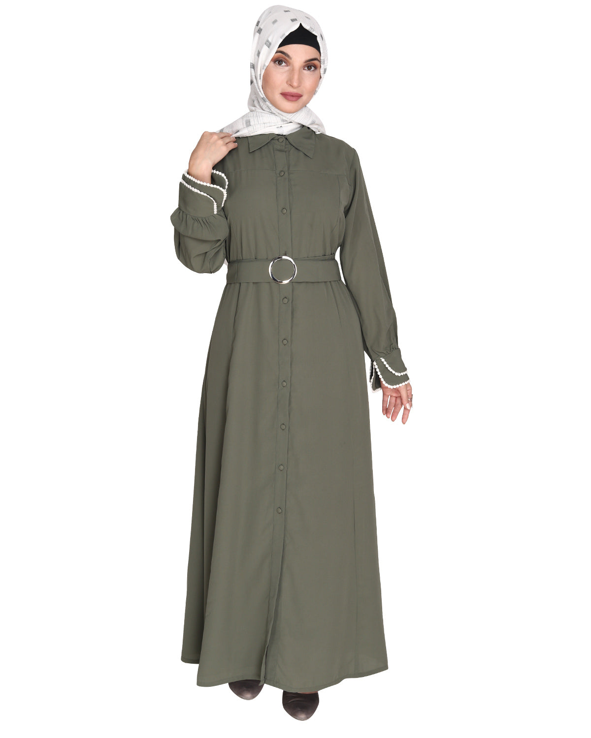 Shirt Style Maxi Dress