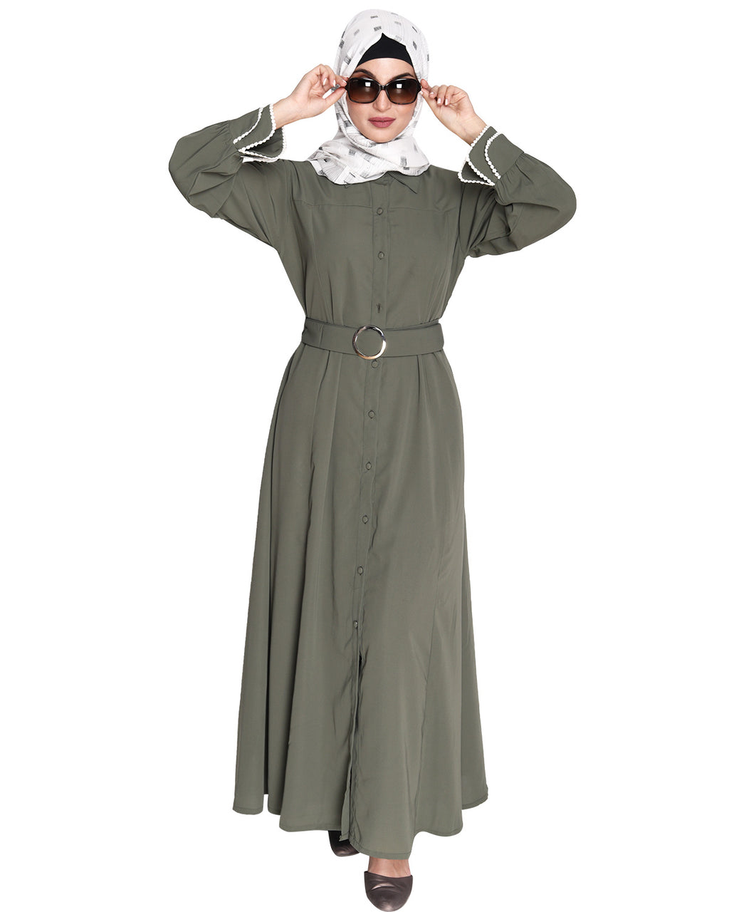 Shirt Style Maxi Dress