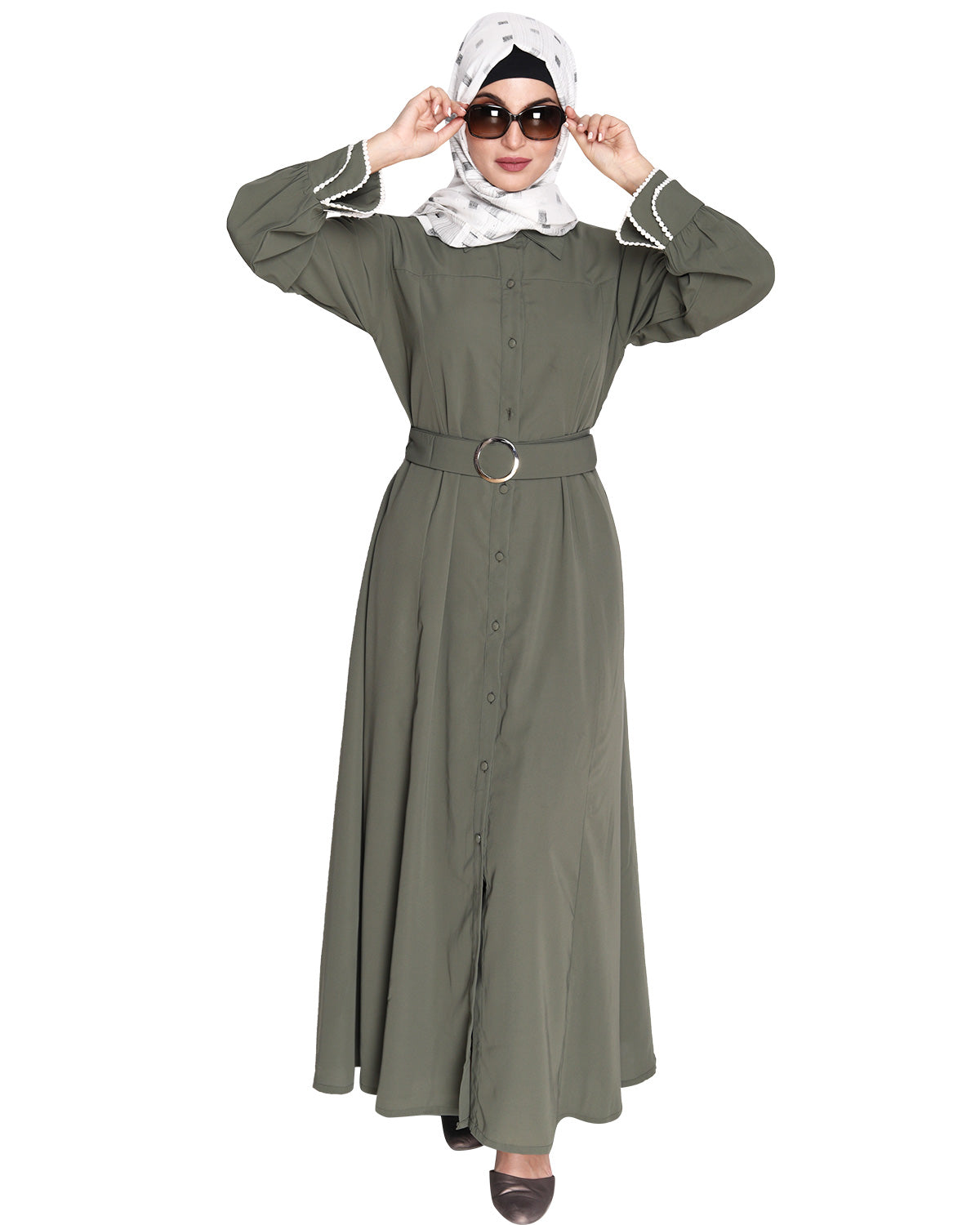 Shirt Style Maxi Dress
