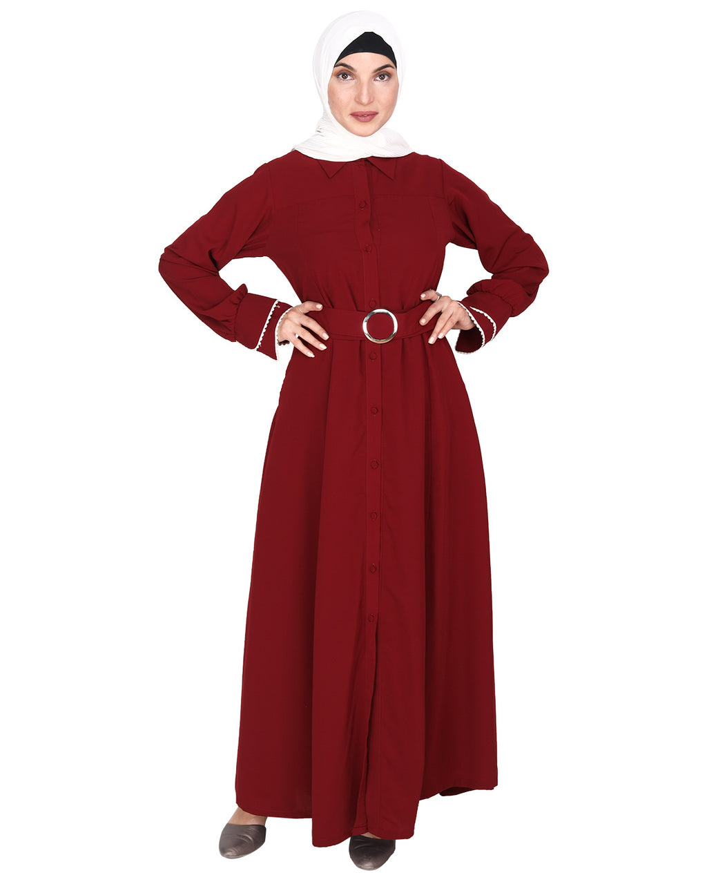 Shirt Style Maxi Dress