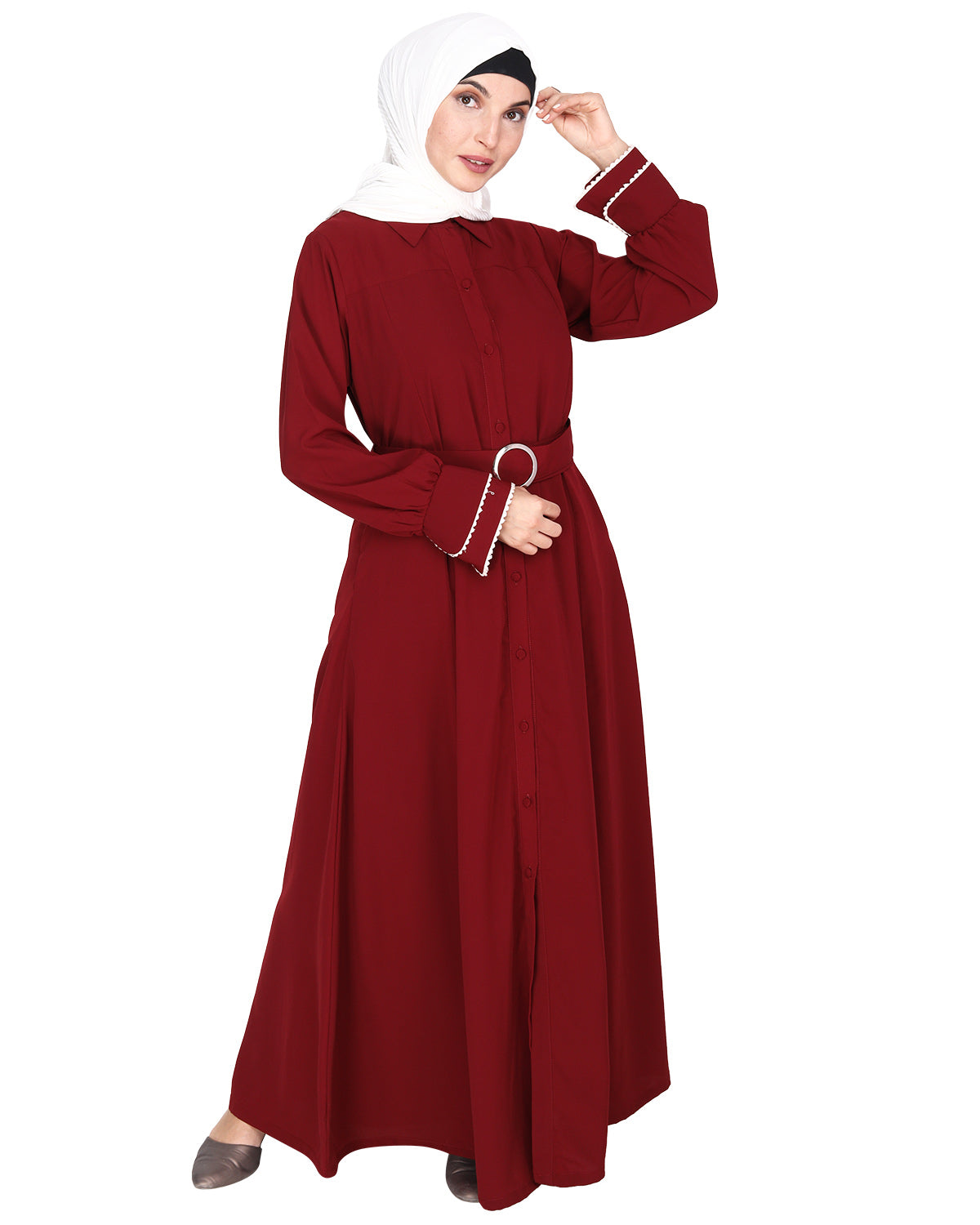 Shirt Style Maxi Dress