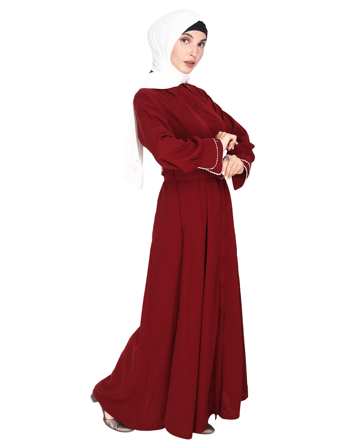 Shirt Style Maxi Dress
