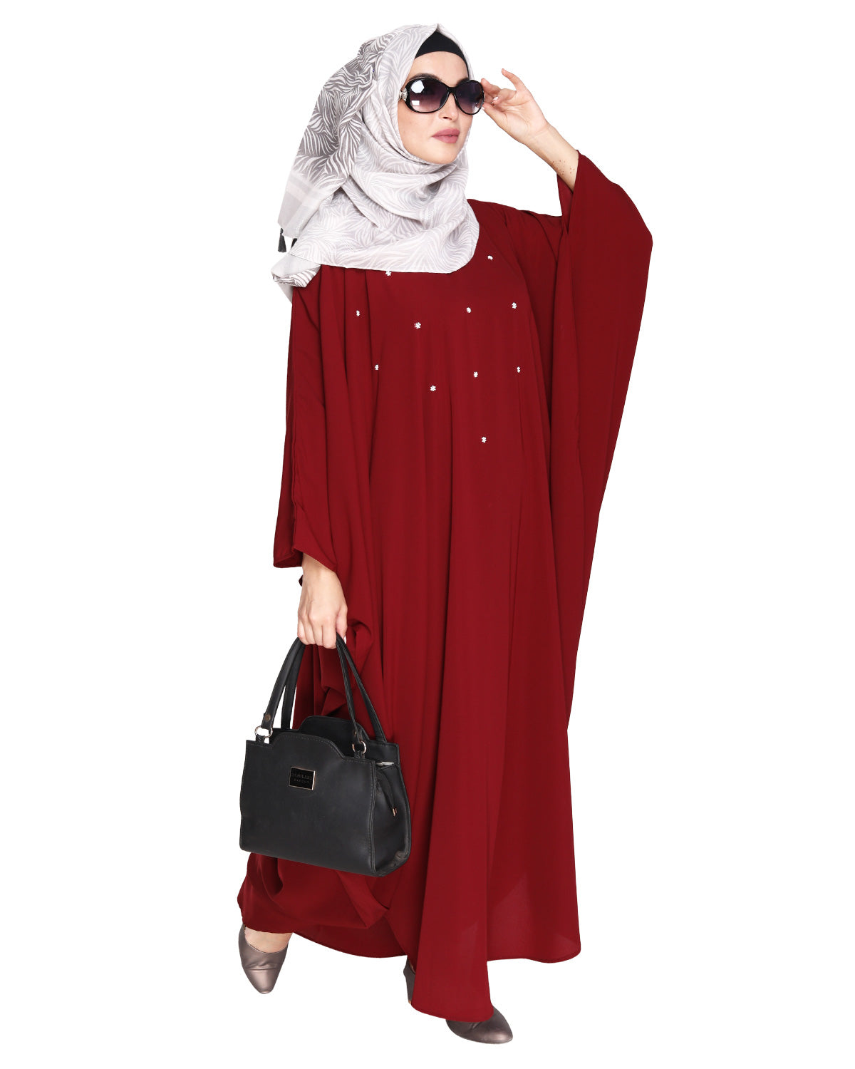 Jazzy Kaftan With Beaded Embroidery
