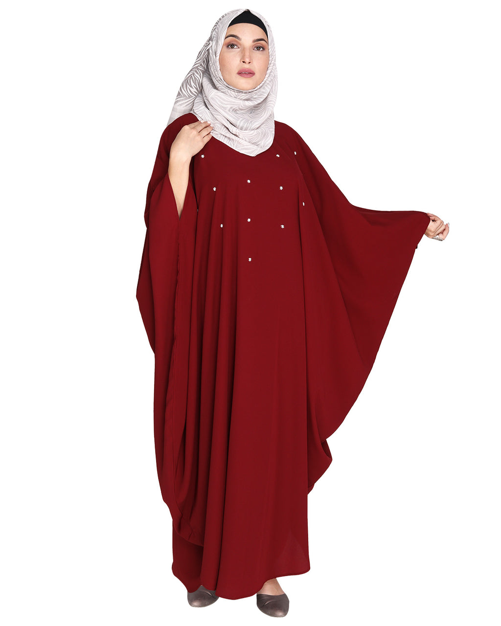 Jazzy Kaftan With Beaded Embroidery
