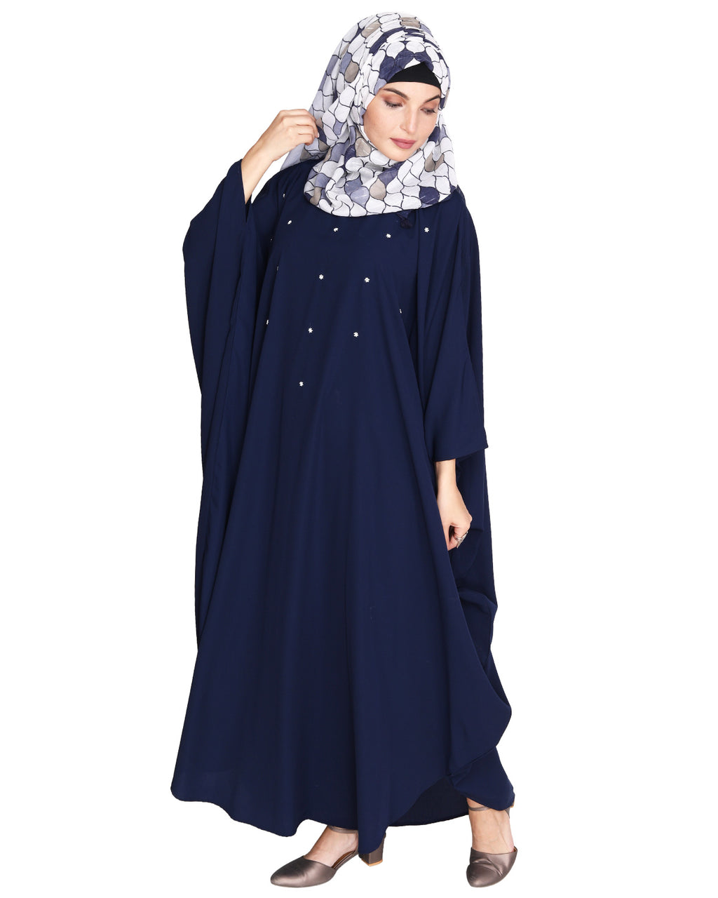 Jazzy Kaftan With Beaded Embroidery