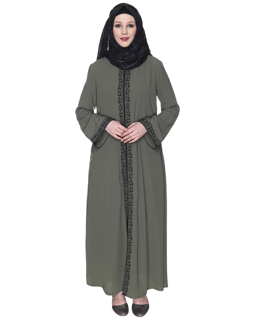 Premium Abaya With Embroidery