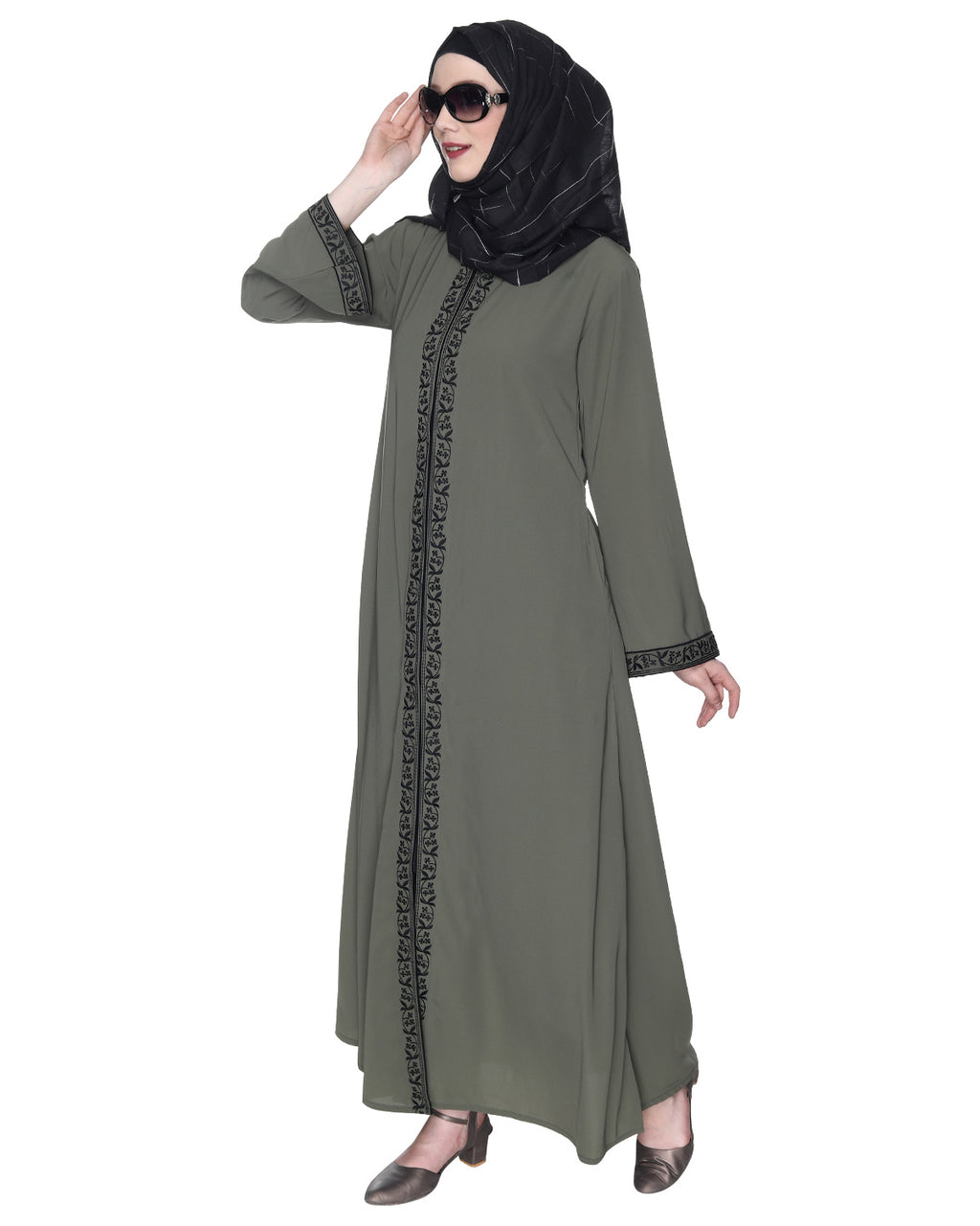 Premium Abaya With Embroidery
