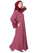 Sophisticated Abaya With Thread Embroidery