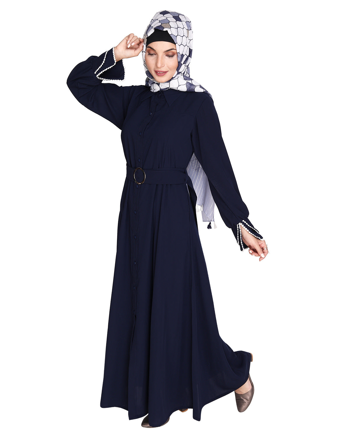 Shirt Style Maxi Dress