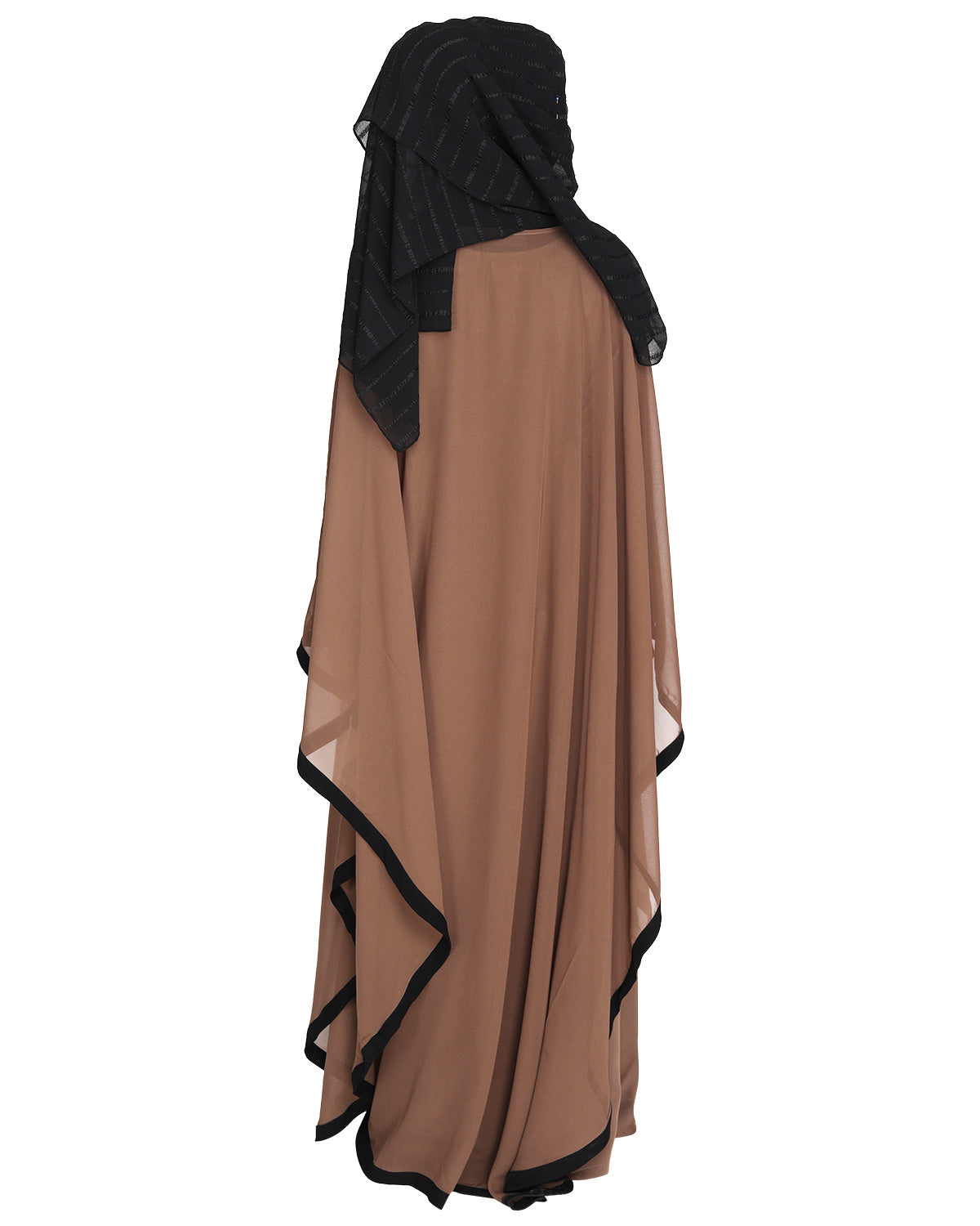 Double Layered Oak Brown Kaftan