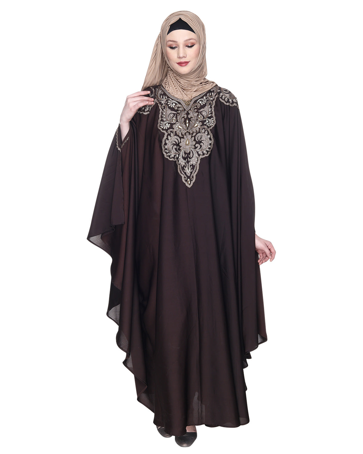 Extravagant Single Layered Luxury Kaftan