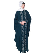 Dimensional Design Embroidered Kaftan