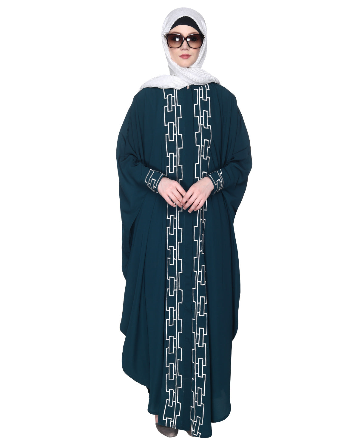 Dimensional Design Embroidered Kaftan