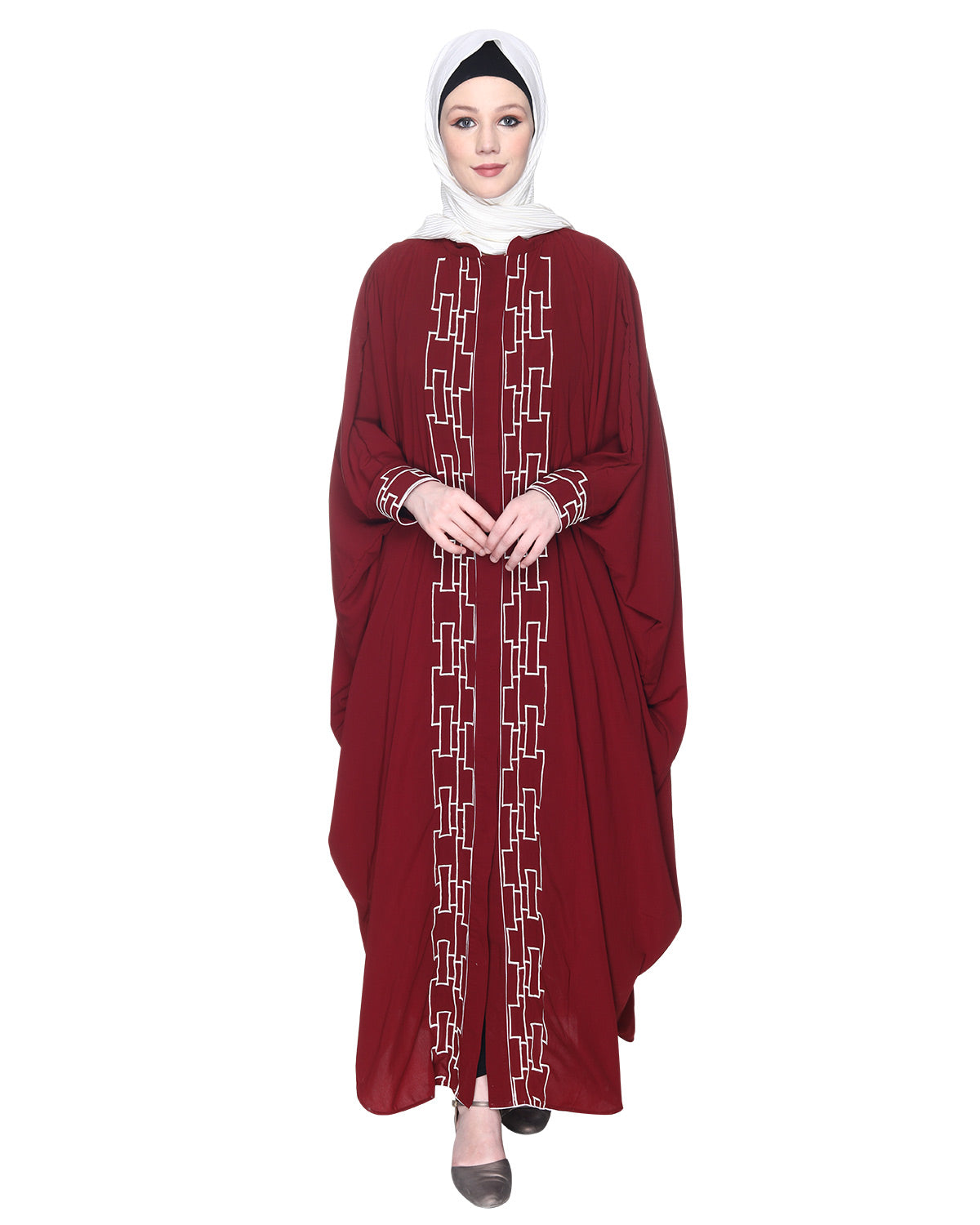 Dimensional Design Embroidered Kaftan