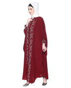 Dimensional Design Embroidered Kaftan