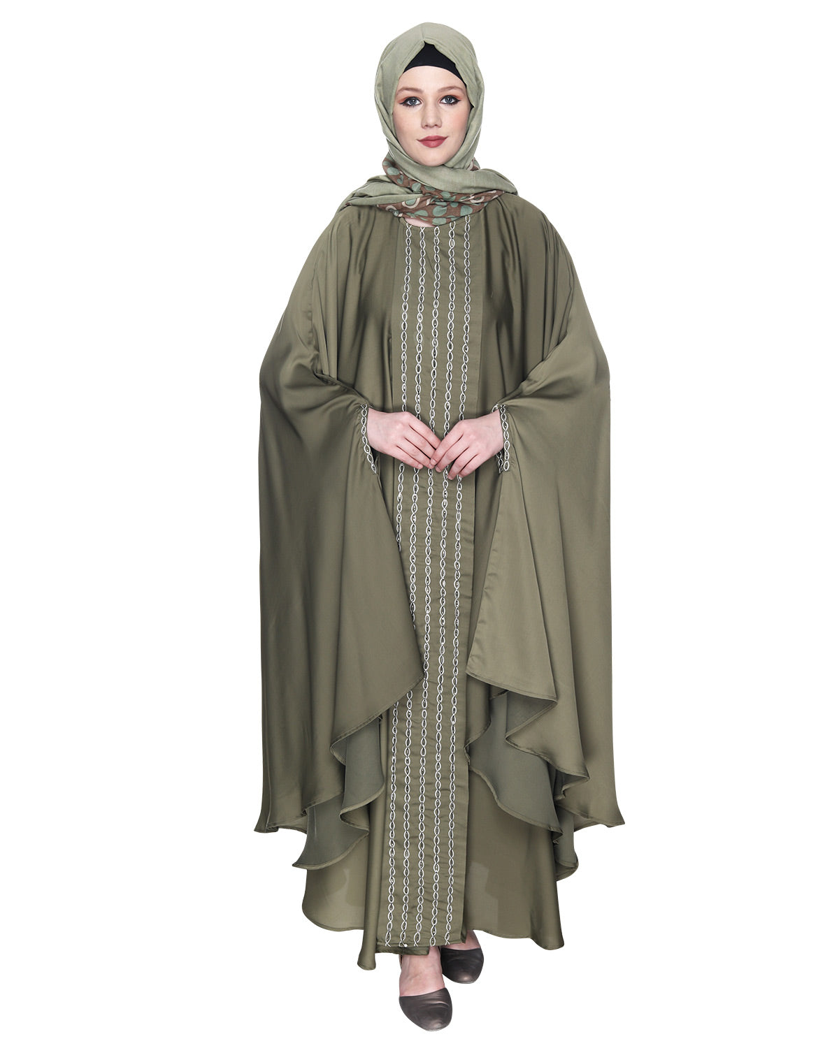 Festive Glittering Embroidered Kaftan