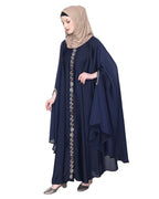 Regal Navy Blue Luxury Kaftan