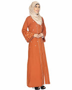 Delicate Pearl Hand Embroidered Abaya