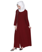 Elegant Embroidered Abaya