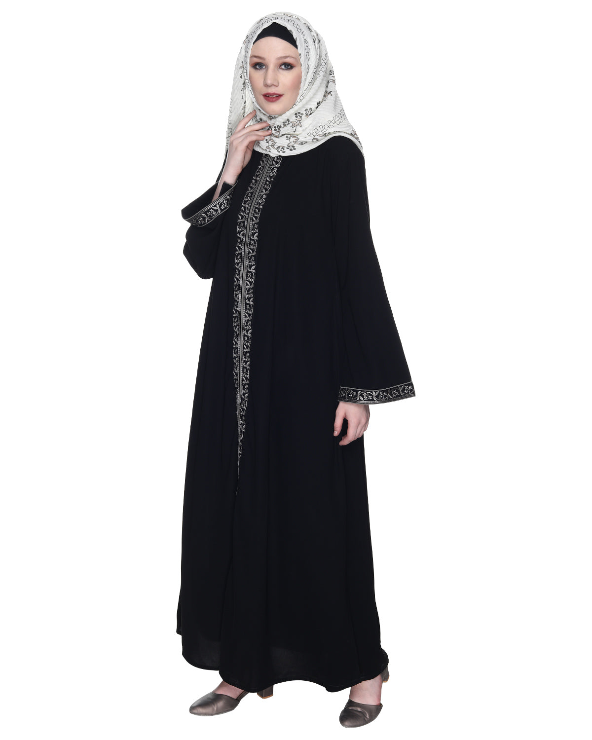 Premium Abaya With Embroidery