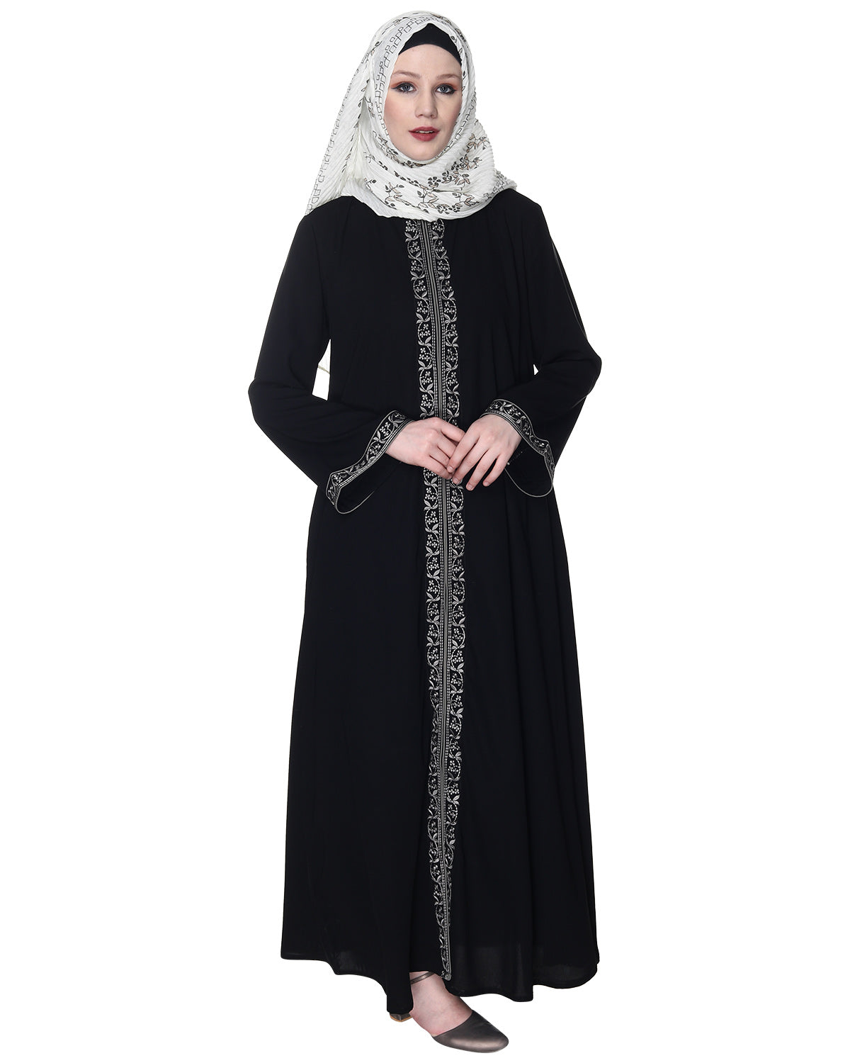 Premium Abaya With Embroidery