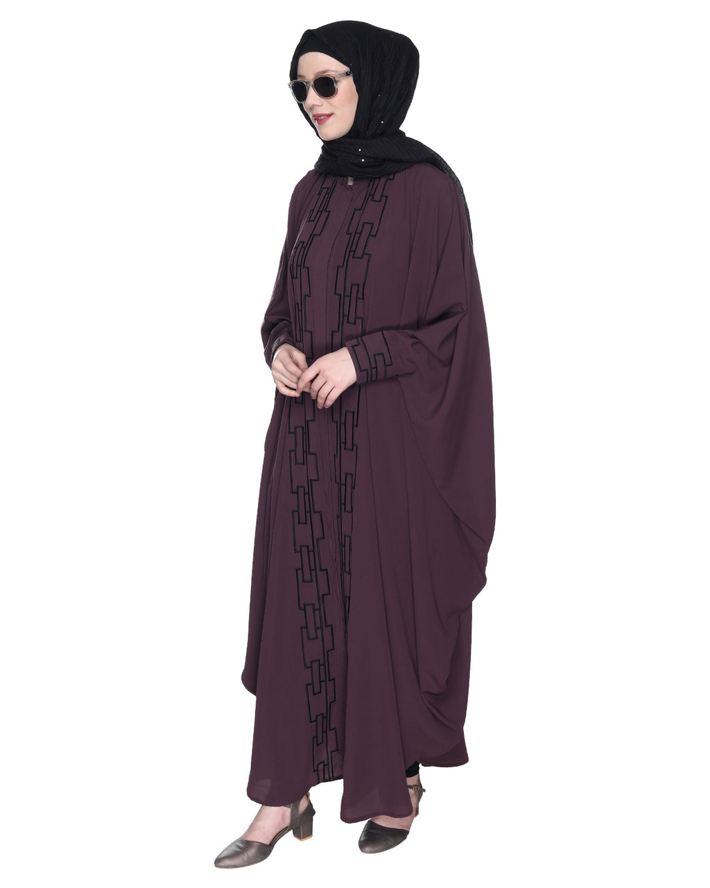 Dimensional Design Embroidered Kaftan