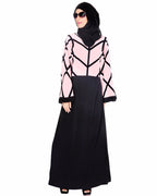 Being Muslims Pink and Black Abaya