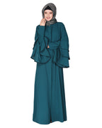 Stylish Frill Sleeves Abaya
