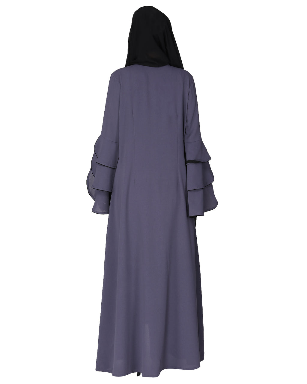 Stylish Frill Sleeves Abaya