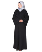 Modish Box Pleated Abaya Bell Sleeves